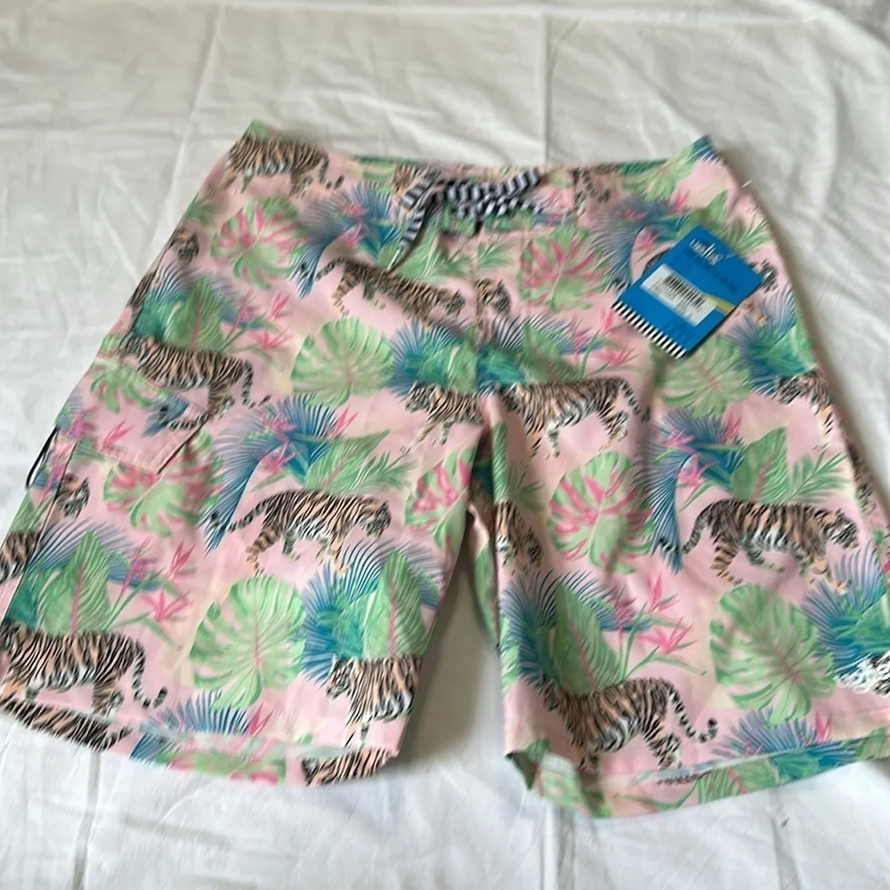 Dolfin Uglies Men's Tiger Garden 9 Inch Boardshort Small NWT